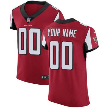 Custom Atlanta Falcons Red Team Color Vapor Untouchable Elite Jersey