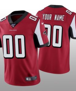 Custom Atlanta Falcons Red Vapor Limited 100th Season Jersey