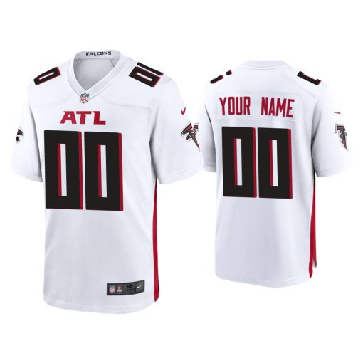 Custom Atlanta Falcons White 2020 New Vapor Limited Jerseys