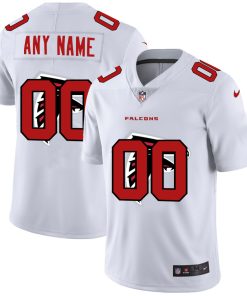 Custom Atlanta Falcons White Team Big Logo Vapor Untouchable Limited Jersey