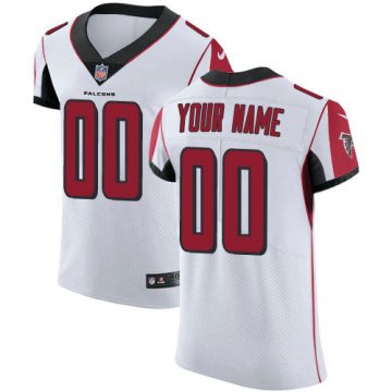 Custom Atlanta Falcons White Vapor Untouchable Elite Jersey