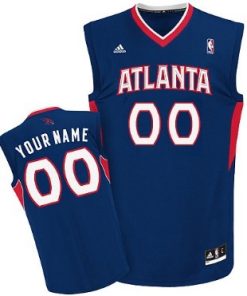 Custom Atlanta Hawks Blue Jersey