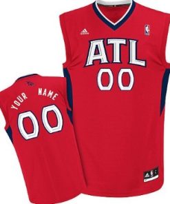 Custom Atlanta Hawks Red Jersey