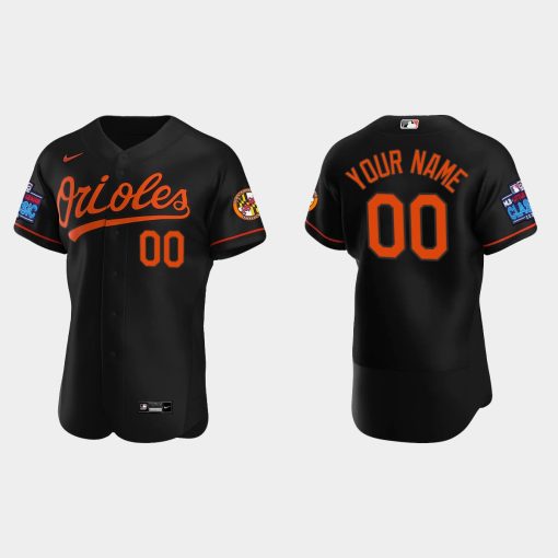 Custom Baltimore Orioles 2022 Little League Classic Flex Base Jersey Black