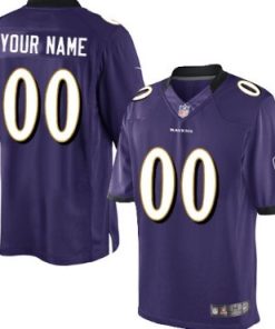 Custom Baltimore Ravens Purple Limited Jersey