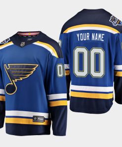 Custom Blues Home 2020 All-star Patch Jersey