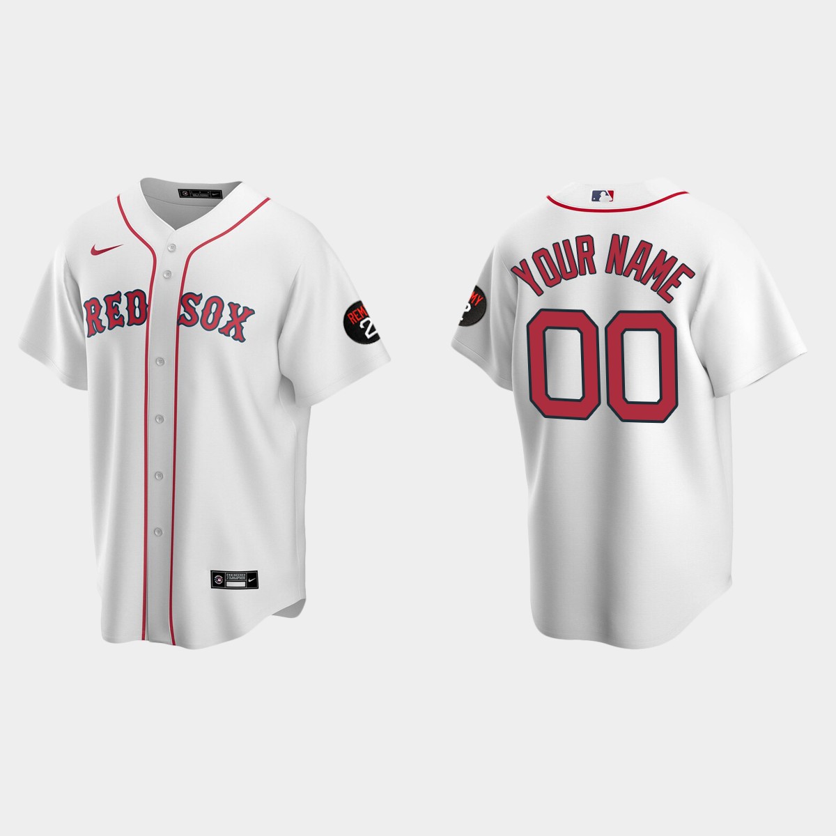 Custom Boston Red Sox 2022 Home Jersey White - Heretro.com