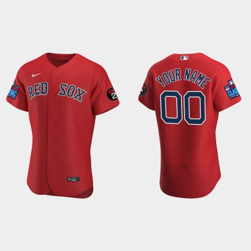 Custom Boston Red Sox 2022 Little League Classic Flex Base Jersey Red