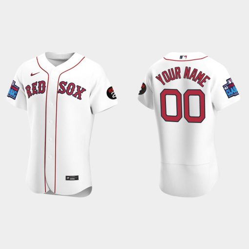 Custom Boston Red Sox 2022 Little League Classic Flex Base Jersey White