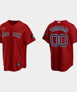 Custom Boston Red Sox Cool Base Jerry Remy Jersey Red