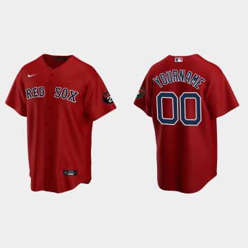 Custom Boston Red Sox Cool Base Jerry Remy Jersey Red