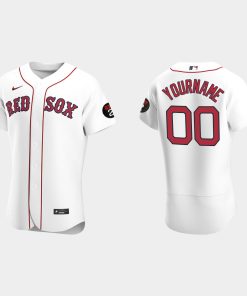 Custom Boston Red Sox Flex Base Jerry Remy Jersey White