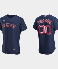 Custom Boston Red Sox Navy Flex Base 2020 Alternate Jersey