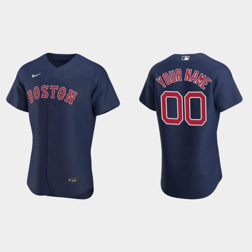 Custom Boston Red Sox Navy Flex Base 2020 Alternate Jersey