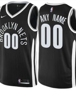 Custom Brooklyn Nets Black City Edition Jersey