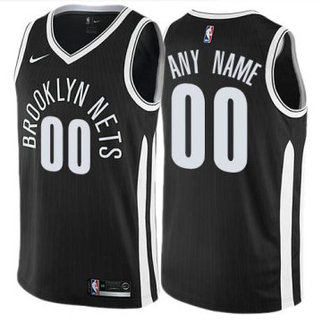 Custom Brooklyn Nets Black City Edition Jersey