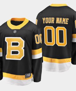 Custom Bruins 2019-20 Alternate Premier Breakaway Jersey