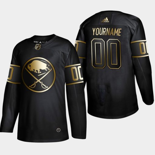 Custom Buffalo Sabres 2019 Golden Edition Player Black Jersey