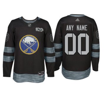 Custom Buffalo Sabres Black 1917 2017 100th Anniversary Jersey