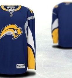 Custom Buffalo Sabres Blue Jersey