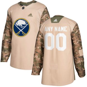 Custom Buffalo Sabres Camo Veterans Day Practice Jersey