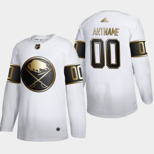 Custom Buffalo Sabres Golden Edition White Jersey