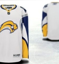 Custom Buffalo Sabres White Jersey