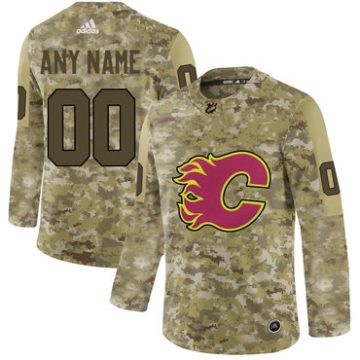 Custom Calgary Flames Camo Jersey