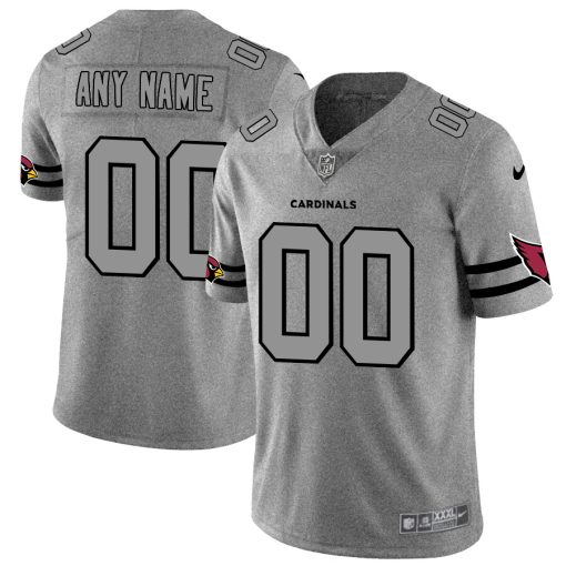 Custom Cardinals 2019 Gray Gridiron Gray Vapor Untouchable Limited Jersey