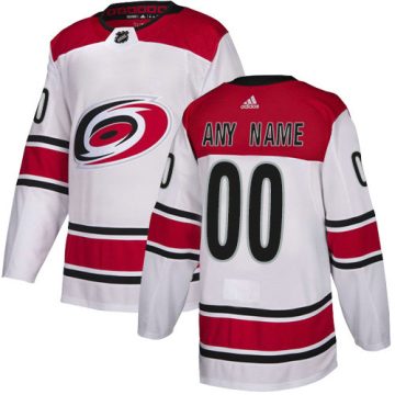 Custom Carolina Hurricanes NHL White Jersey