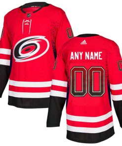 Custom Carolina Hurricanes Red Drift Fashion Jersey