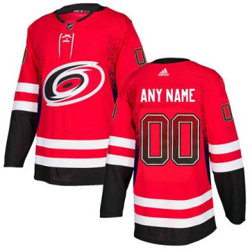 Custom Carolina Hurricanes Red Drift Fashion Jersey