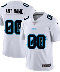 Custom Carolina Panthers White Team Big Logo Vapor Untouchable Limited Jersey