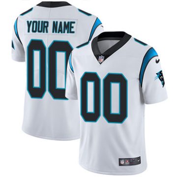 Custom Carolina Panthers White Vapor Untouchable Player Limited Jersey