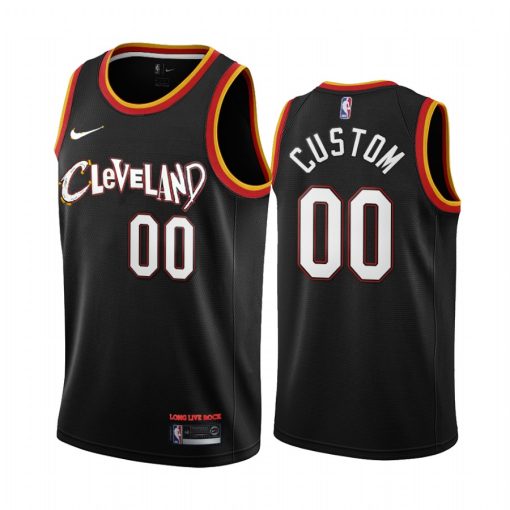 Custom Cavaliers Swingman Black 2020 21 City Edition Jersey