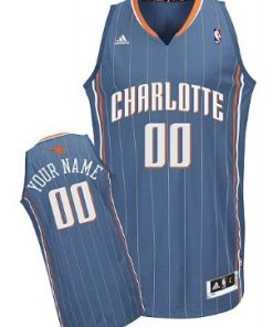 Custom Charlotte Bobcats Blue Jersey