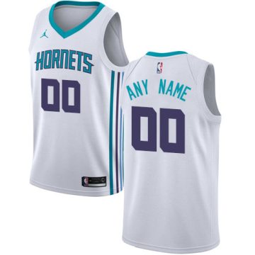 Custom Charlotte Hornets White Swingman Jersey