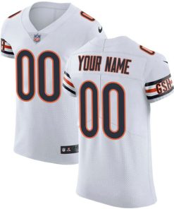 Custom Chicago Bears White Vapor Untouchable Elite NFL Jersey