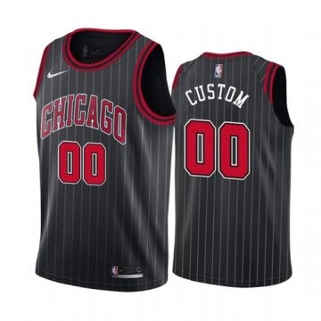 Custom Chicago Bulls Black 2019 20 Statement Edition Jersey