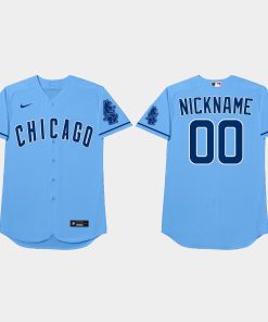Custom Chicago Cubs 2021 Players' Weekend Nickname Jersey Blue