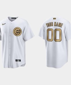 Custom Chicago Cubs 2022 All-star Game Cool Base Jersey White