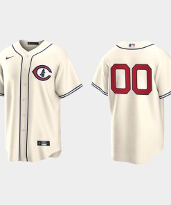 Custom Chicago Cubs 2022 Field Of Dreams Cool Base Jersey Cream