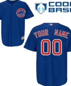 Custom Chicago Cubs Blue Jersey