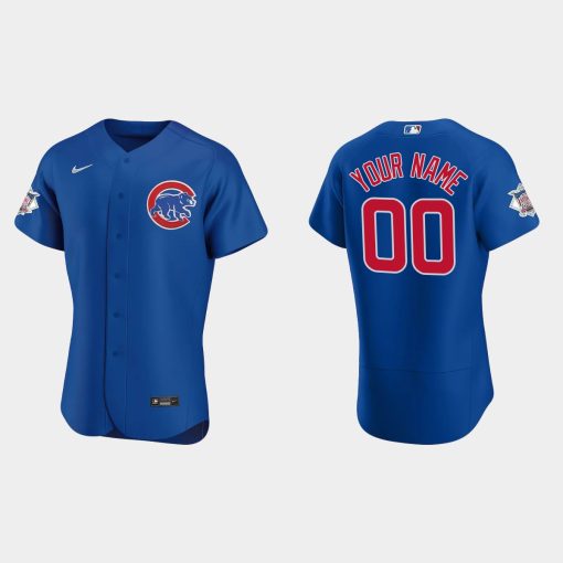 Custom Chicago Cubs Royal Flex Base 2020 Alternate Jersey