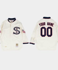 Custom Chicago White Sox 1917 Flex Base Jersey White