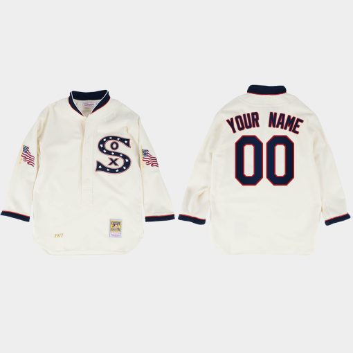 Custom Chicago White Sox 1917 Flex Base Jersey White