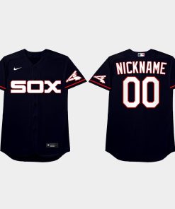 Custom Chicago White Sox 2021 Players' Weekend Nickname Jersey Navy