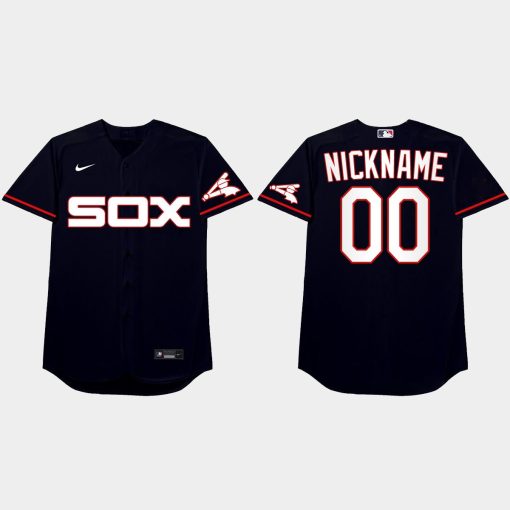 Custom Chicago White Sox 2021 Players' Weekend Nickname Jersey Navy