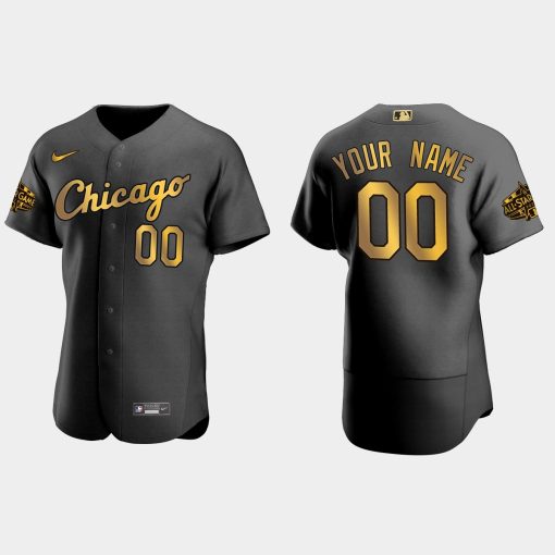 Custom Chicago White Sox 2022 All-star Game Flex Base Jersey Black