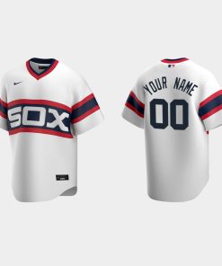 Custom Chicago White Sox Cooperstown Collection Home Jersey White